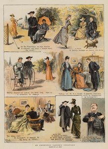 Päättämätön Parsonin seurustelu (chromolitho)